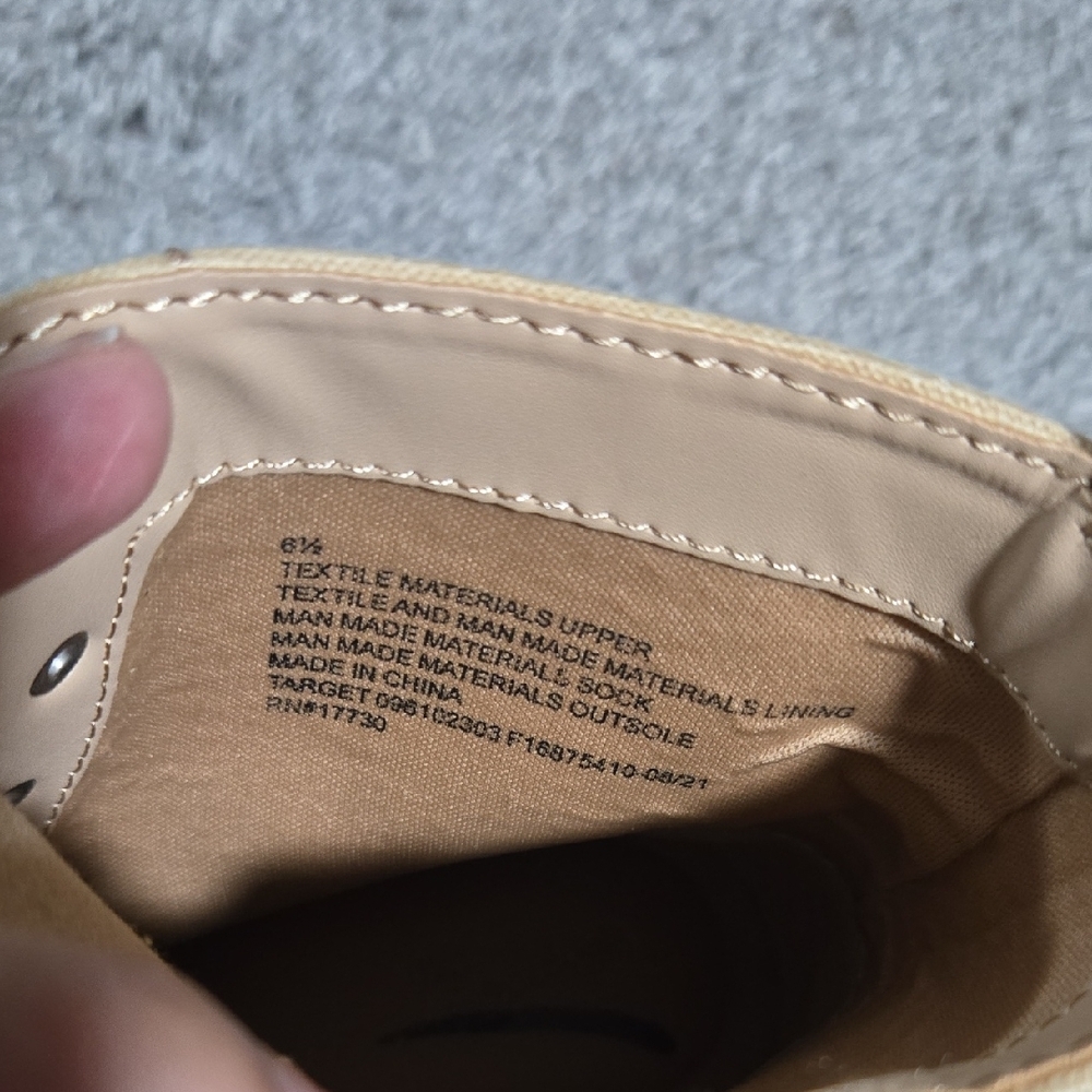 Women's Tan High-Top Sneakers - Picture 4 of 4
